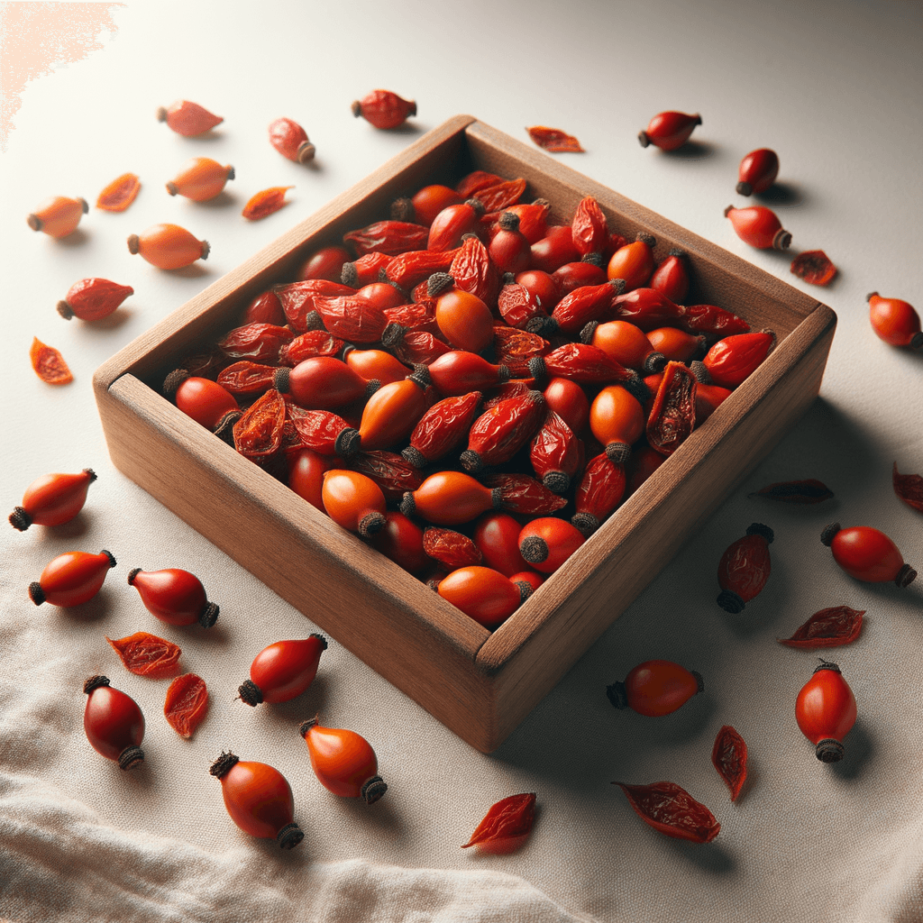 Dried Rosehip Shells